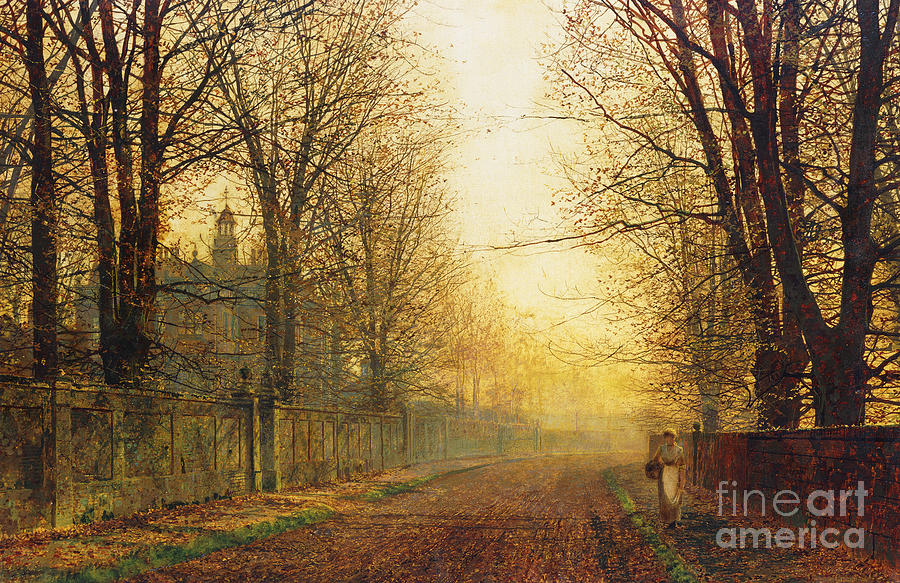 The Autumns Golden Glory Painting by John Atkinson Grimshaw