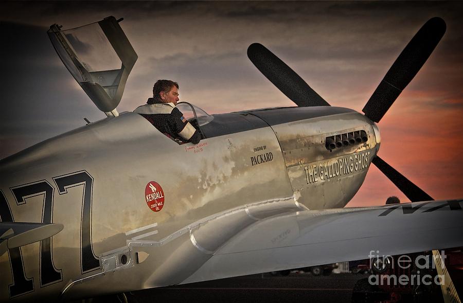 The Aviator Jimmy Leeward Redux for Tees Photograph by Gus McCrea