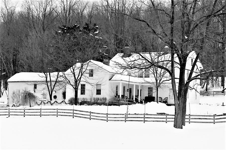 Winter Photograph - The B and B by Dennis Symes