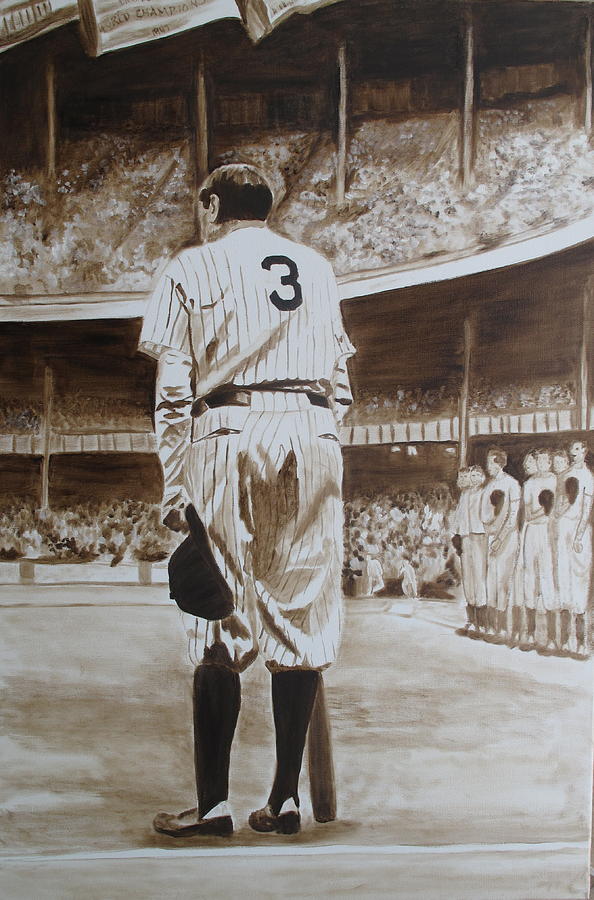 The Babe Painting by Kathie Camara