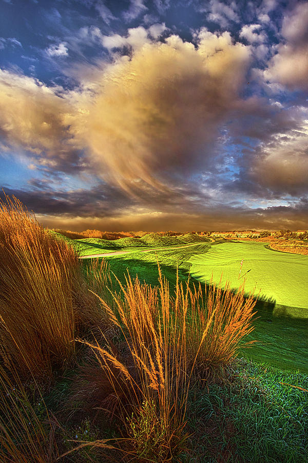 Sunset Photograph - The Back Nine by Phil Koch