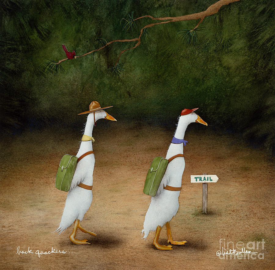 The Backquackers... Painting by Will Bullas