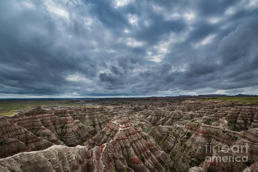 The Badlands Photograph by Michael Ver Sprill