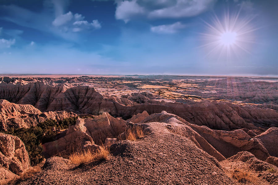 The Badlands of South Dakota II Photograph by Tom Mc Nemar