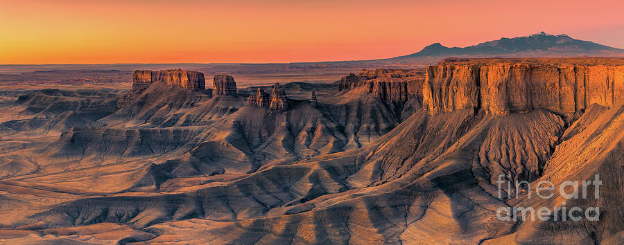 The Badlands Overview, Utah Photograph