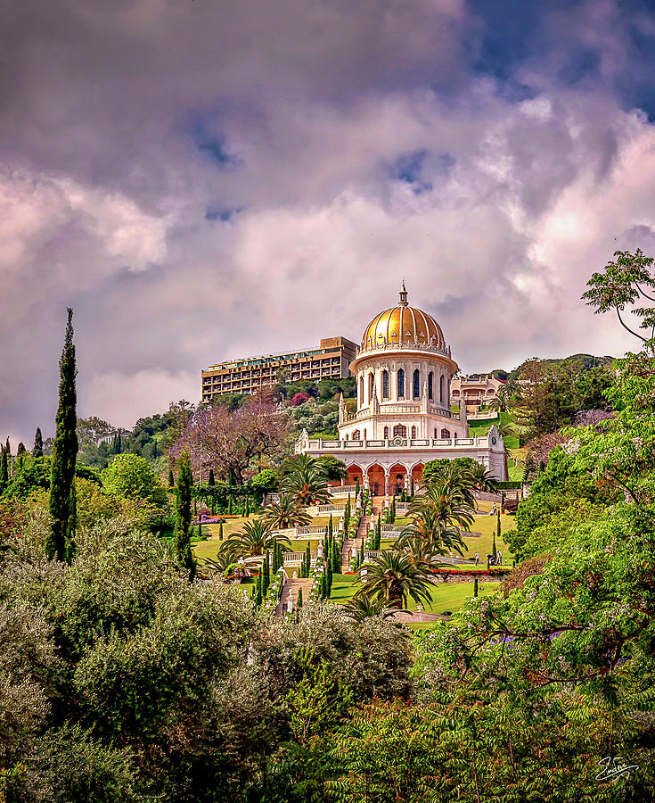 The Bahai Temple Photograph by Endre Balogh