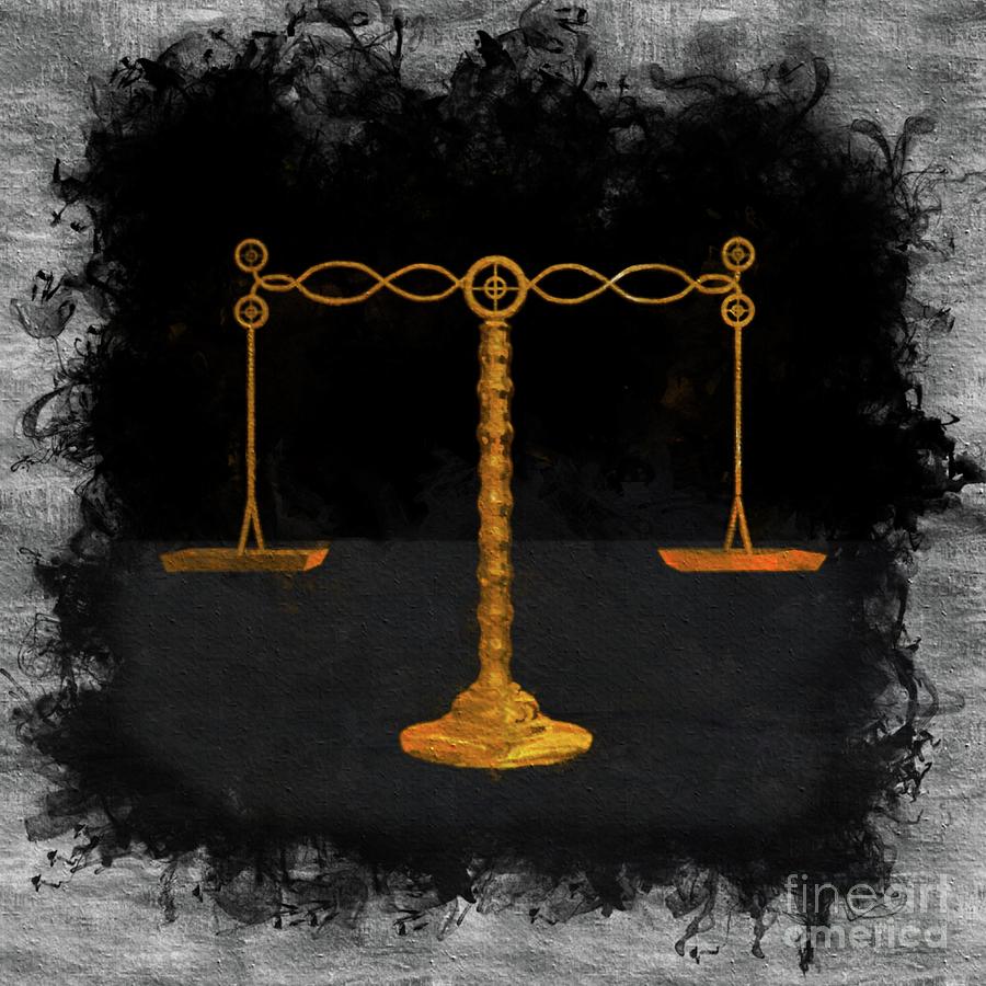 Magic Painting - The Balance of Scales by Esoterica Art Agency