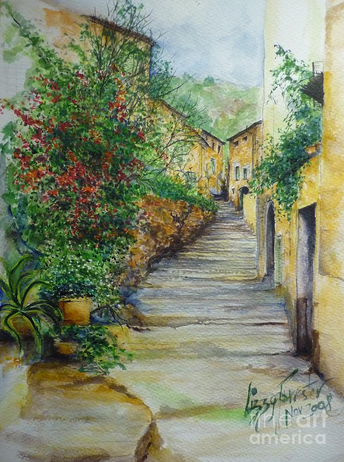 The Balearics typical Spain Painting by Lizzy Forrester