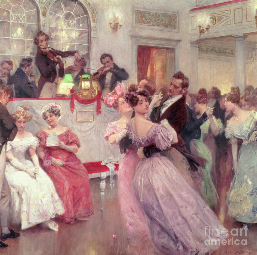 Music Painting - The Ball by Charles Wilda