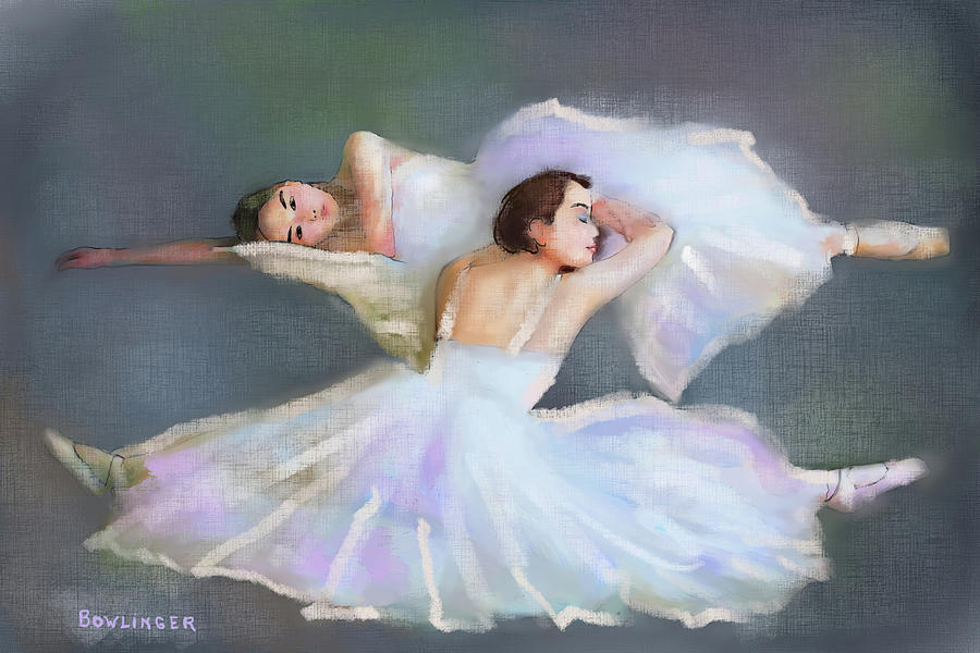 The Ballerinas Digital Art by Scott Bowlinger