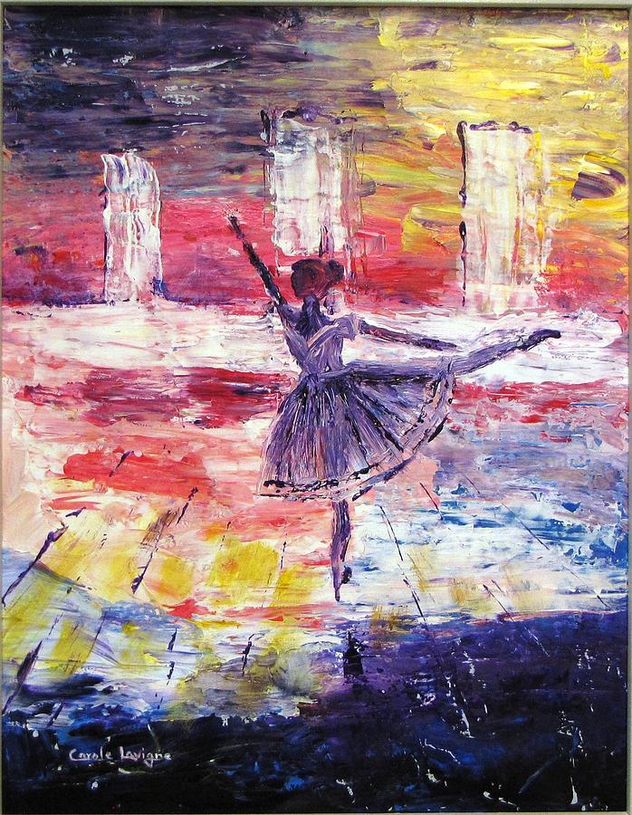 The Ballet Dancer Painting by Carole Lavigne - Fine Art America