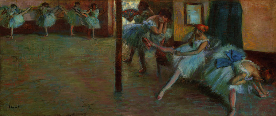 The Ballet Rehearsal Painting by Mountain Dreams