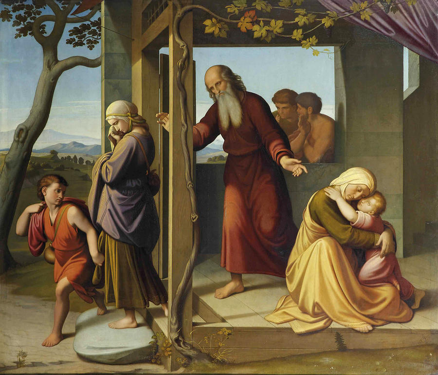 The Banishment of Hagar Painting by Friedrich Overbeck