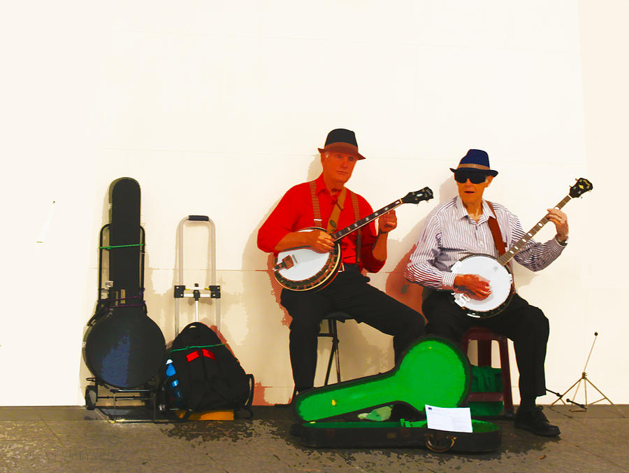 The Banjo Dudes Photograph by Susan Vineyard