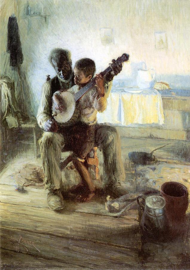 Henry Ossawa Tanner Painting - The Banjo Lesson by Henry Ossawa Tanner Henry Ossawa Tanner Painting - The Banjo Lesson by Henry Ossawa Tanner