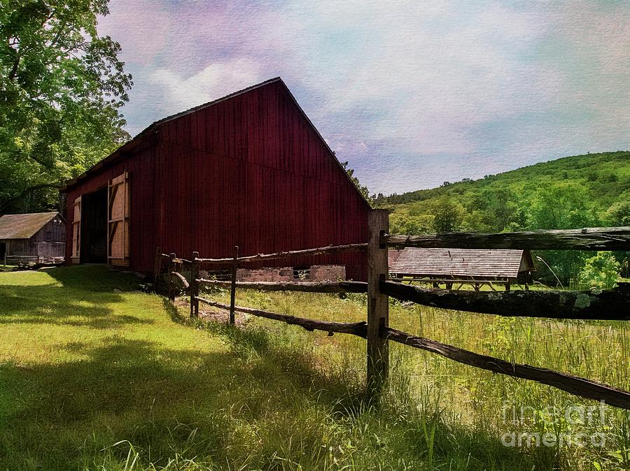 The Bank Barn Photograph by Lisa Hurylovich - Fine Art America