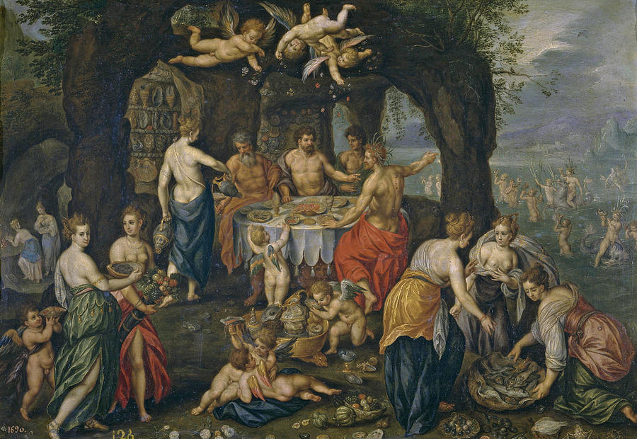 The Banquet of Achelous Painting by Hendrick de Clerck