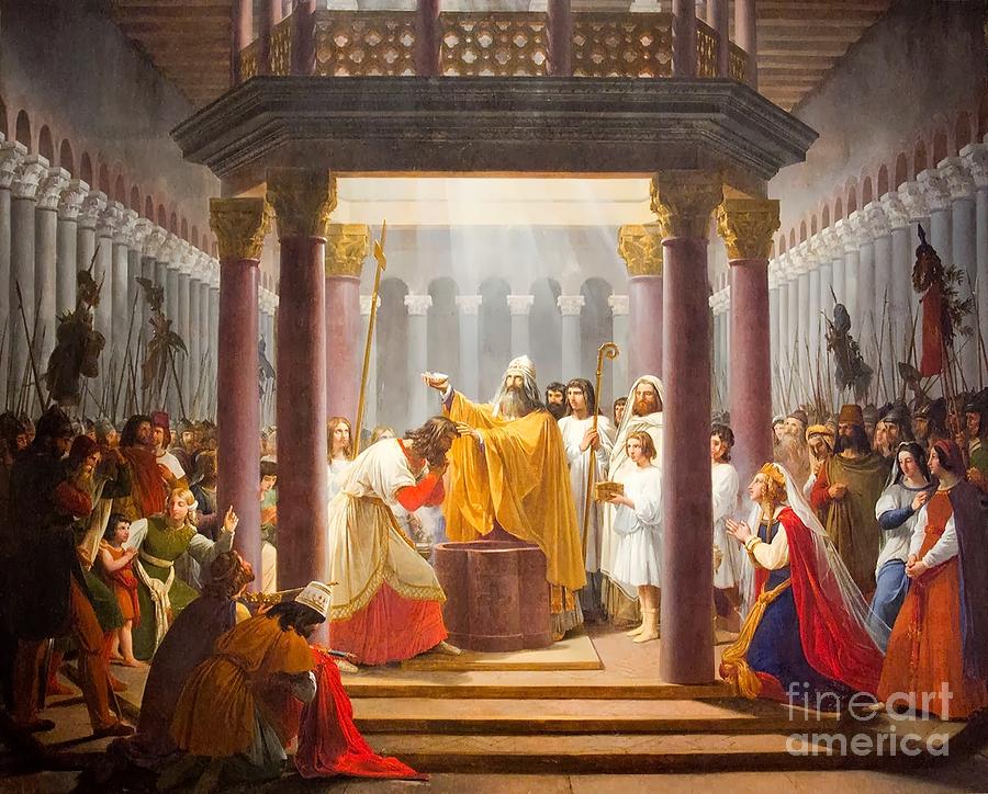 Kingdom Painting - The Baptism of Clovis  by MotionAge Designs