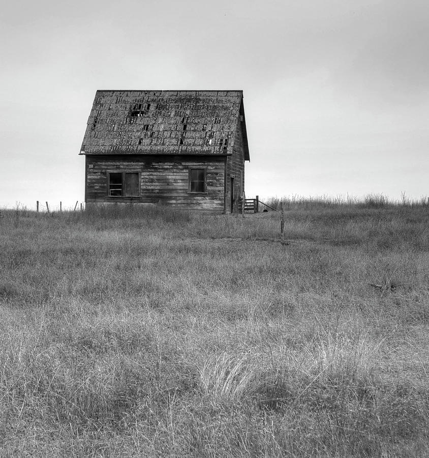  Minimum Shelter in Black and White Photograph by Kandy Hurley