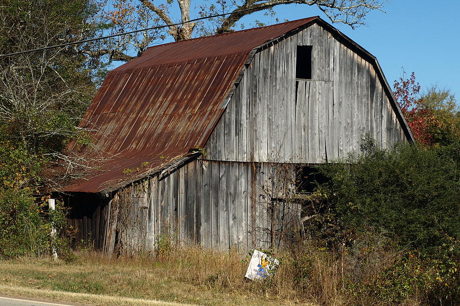 The Barn by the Road Photograph by Mike Stanfield