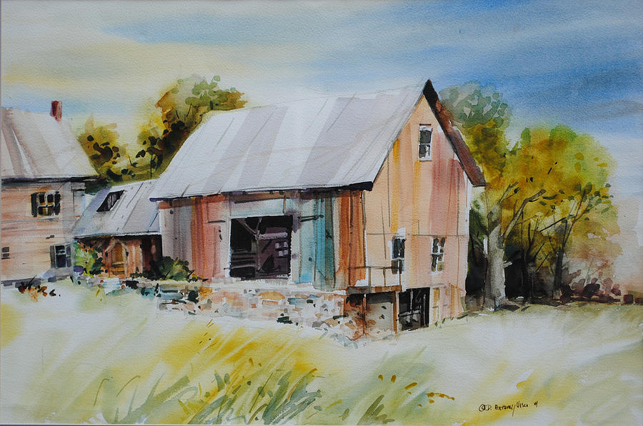 The Barn Entrance  Painting by P Anthony Visco