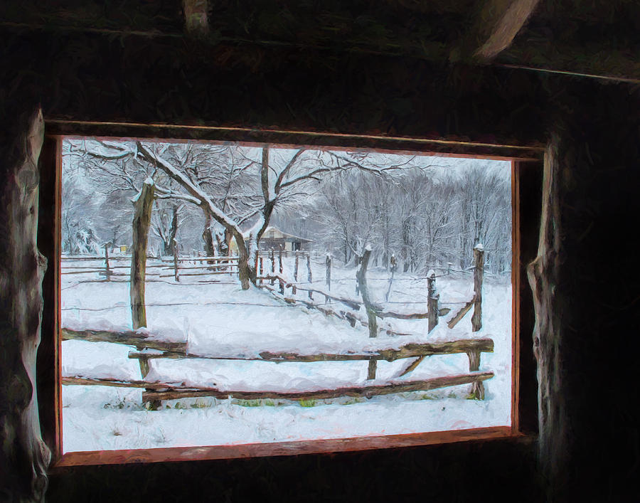 The Barn Window Photograph by David and Carol Kelly