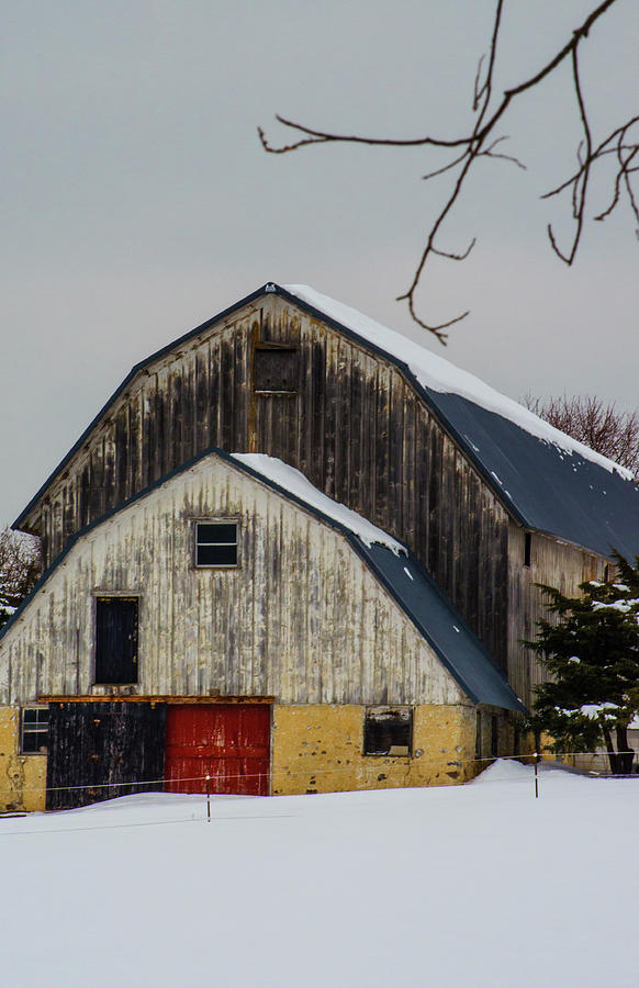 The Barn with a Red Door Photograph by Deborah Smolinske