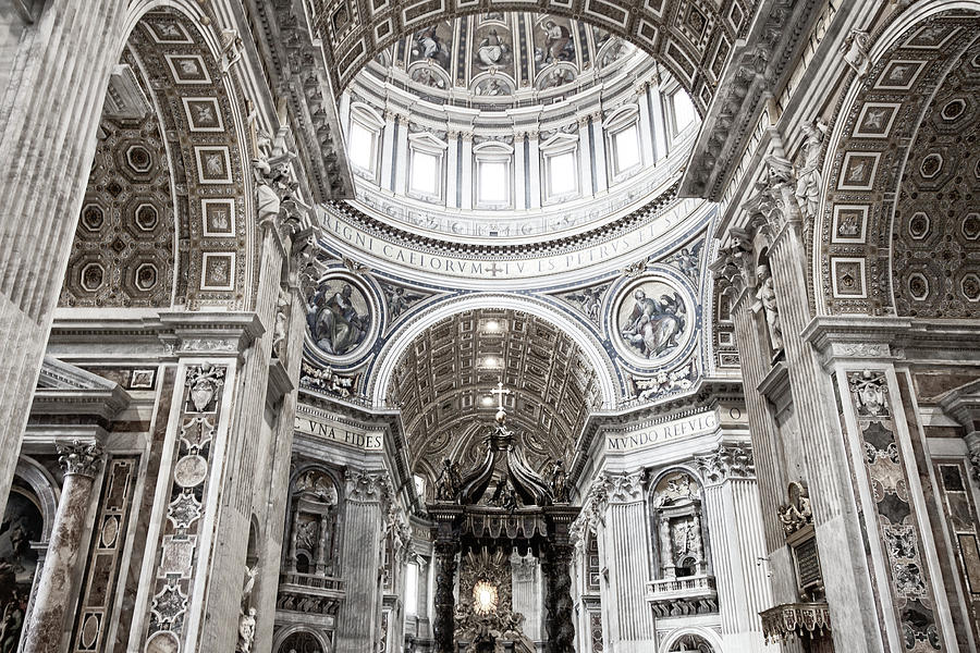 Architecture Photograph - The Basilica by Alexander Mendoza