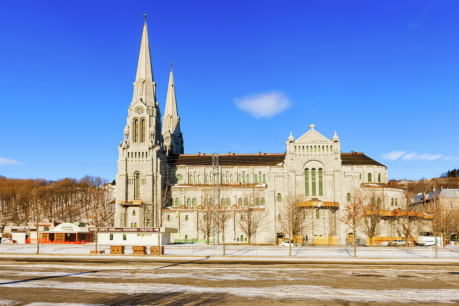 The Basilica of Sainte Anne de Beaupre in Quebec, Canada. Photograph by Marek Poplawski