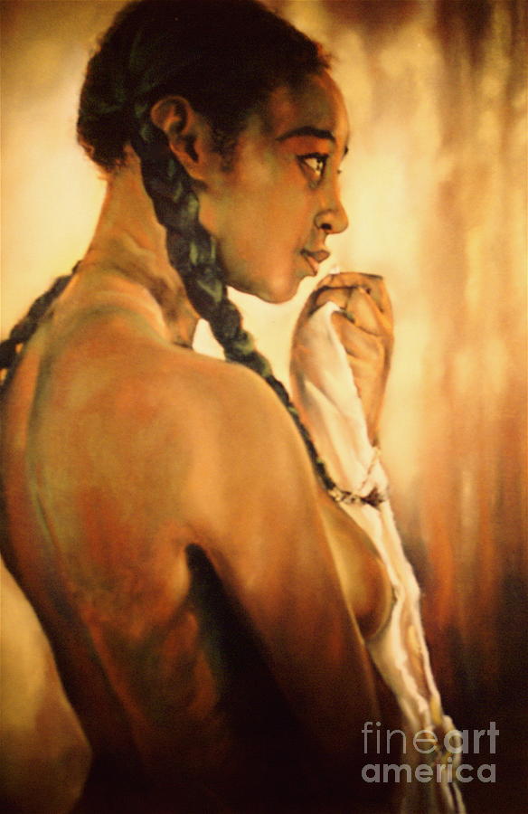 Artist Pastel - The Bather I by Curtis James