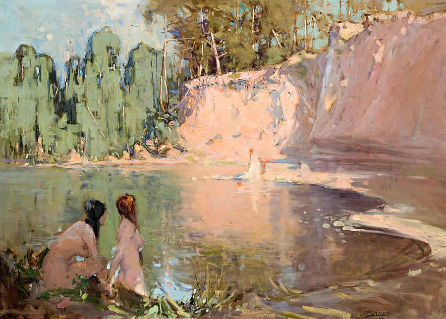 Nude Painting - The Bathers by William Beckwith McInnes