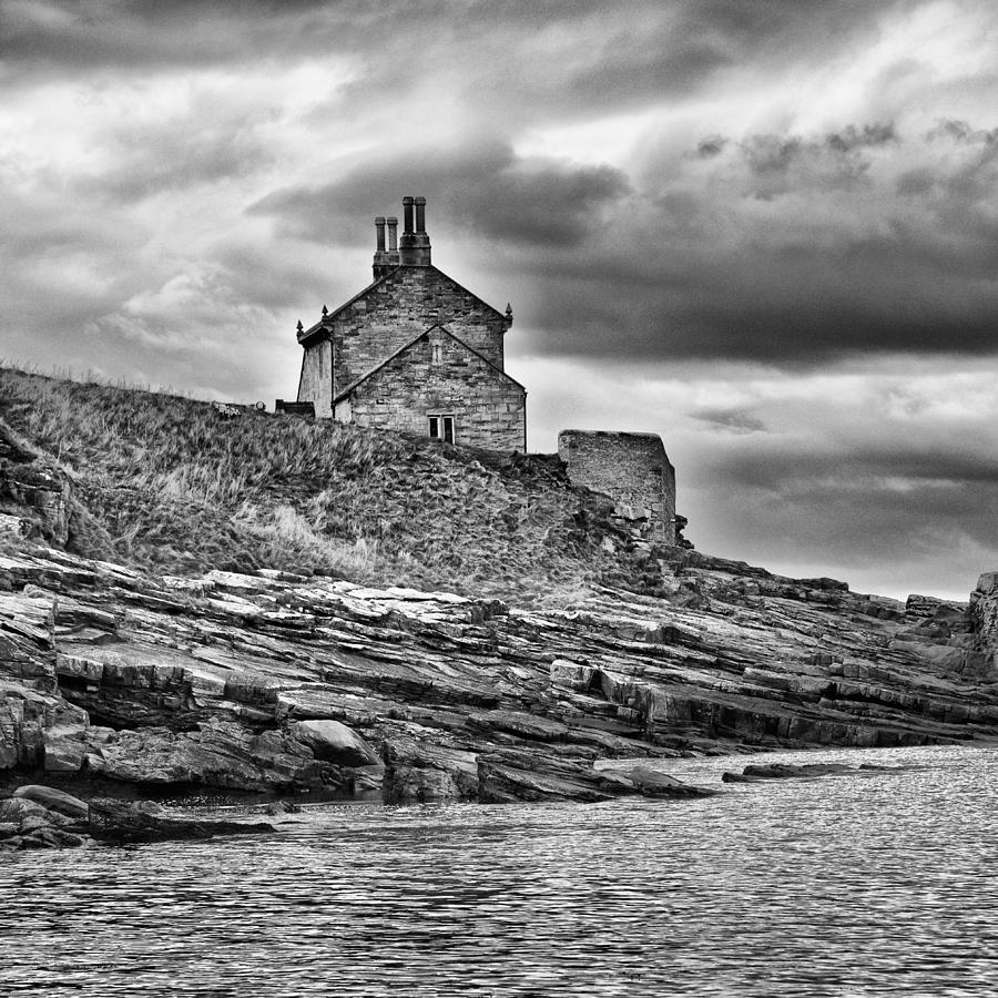 The Bathing House at Howick. Mono Photograph by John Paul Cullen