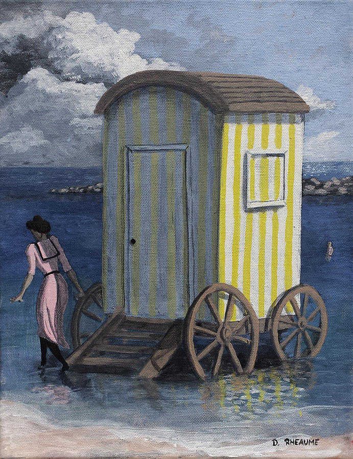 The Bathing Machine Painting by Dave Rheaume