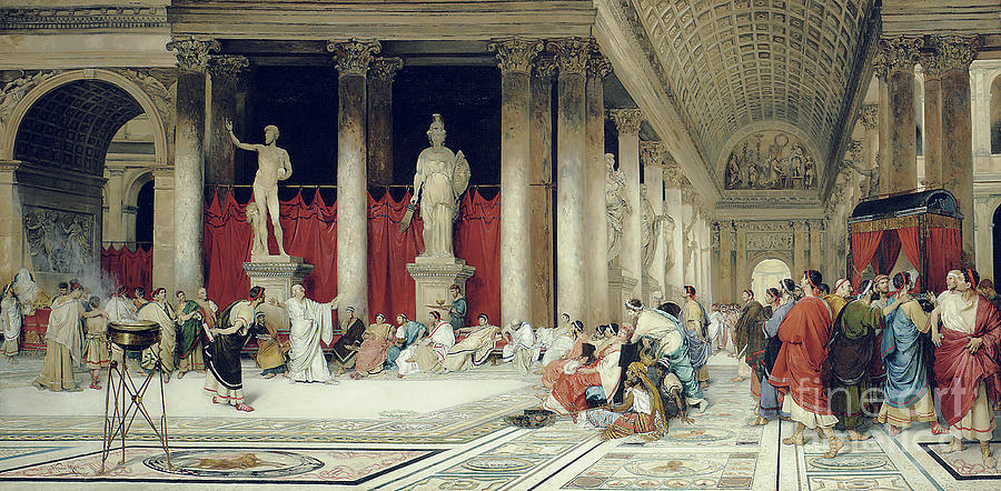 The Baths of Caracalla Painting by Virgilio Mattoni de la Fuente