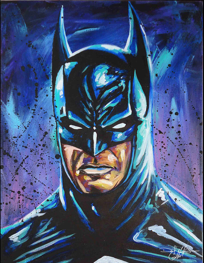 Batman Movie Painting - The Batman by Daniel Gilbreath