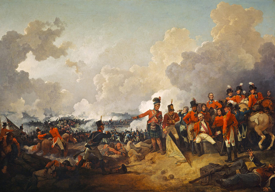 The Battle of Alexandria 21 March 1801 Painting by Philip James de Loutherbourg The Battle of Alexandria 21 March 1801 Painting by Philip James de Loutherbourg