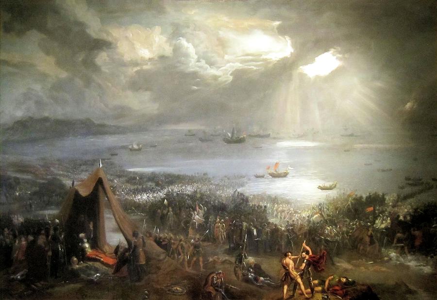 The Battle Of Clontarf Painting