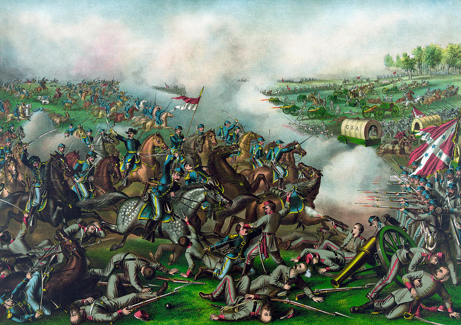 The Battle of Five Forks Painting by War Is Hell Store
