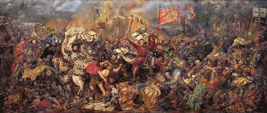 The Battle of Grunwald Painting by Jan Matejko