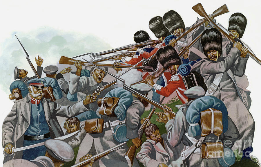 The Battle Of Inkerman, 1854 Painting by Ron Embleton