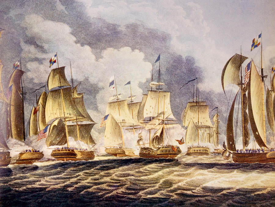 The Battle Of Lake Erie, Commodore by Everett