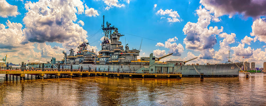 The Battleship New Jersey Photograph by Nick Zelinsky Jr