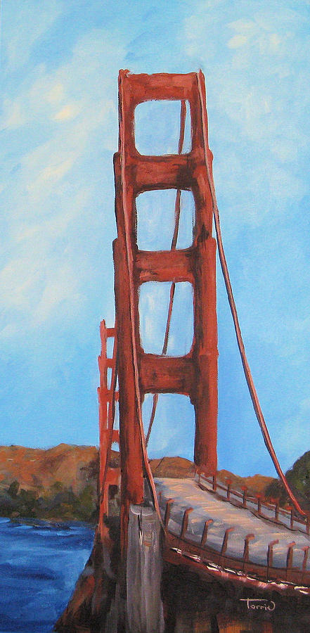 The Bay Bridge  Painting by Torrie Smiley