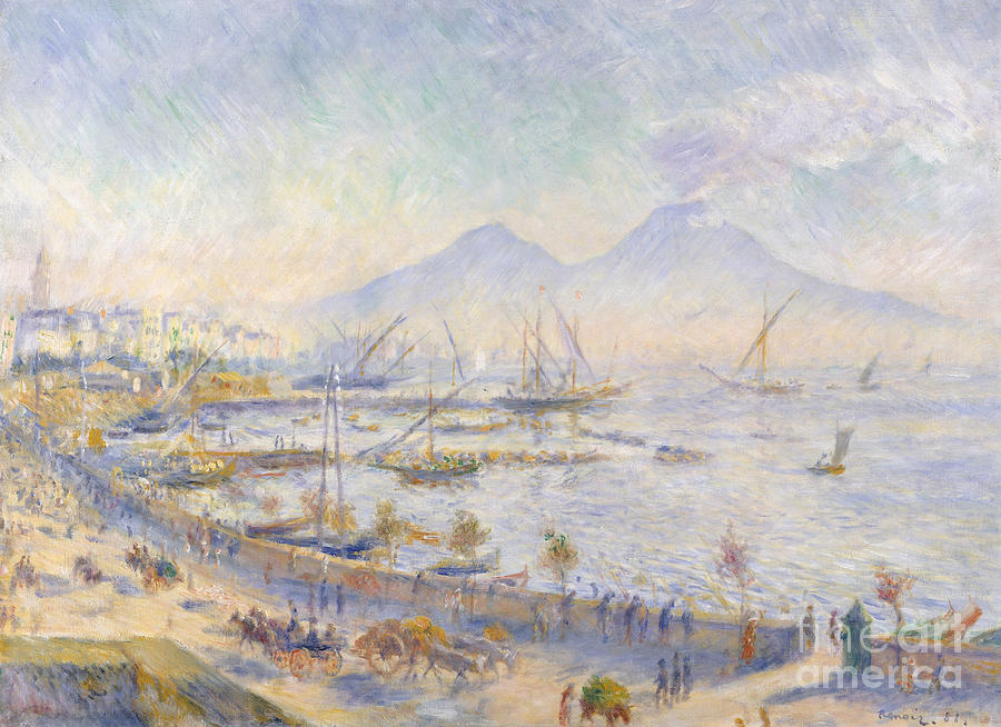 The Bay of Naples, 1881 Painting by Pierre Auguste Renoir