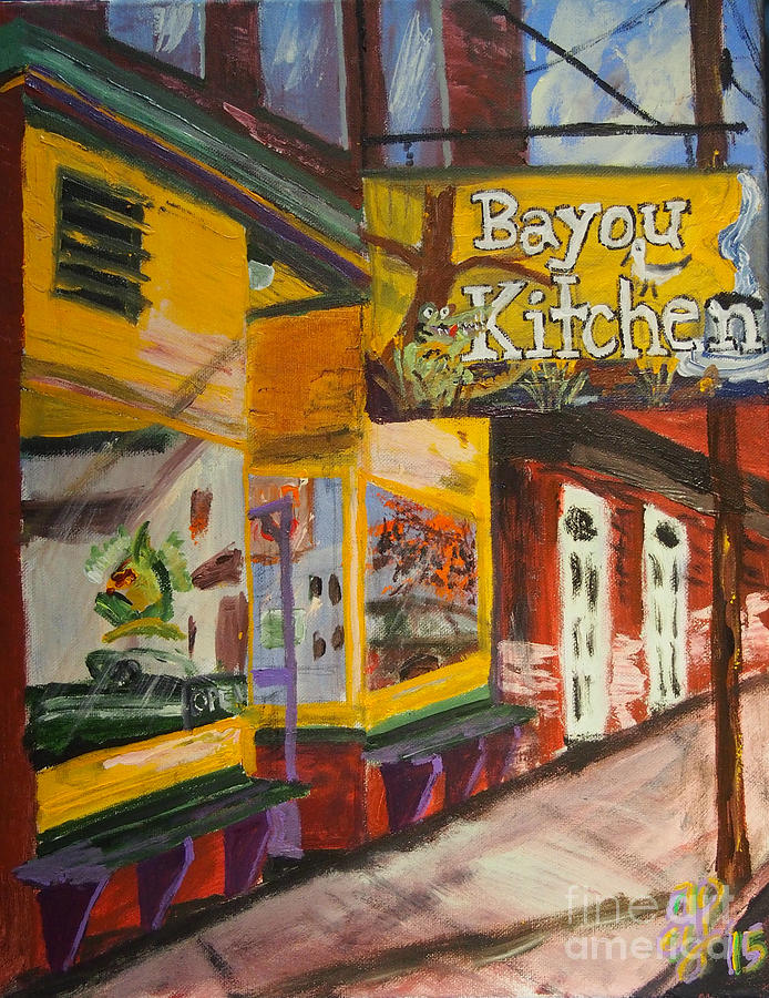 The Bayou Kitchen Painting by Francois Lamothe