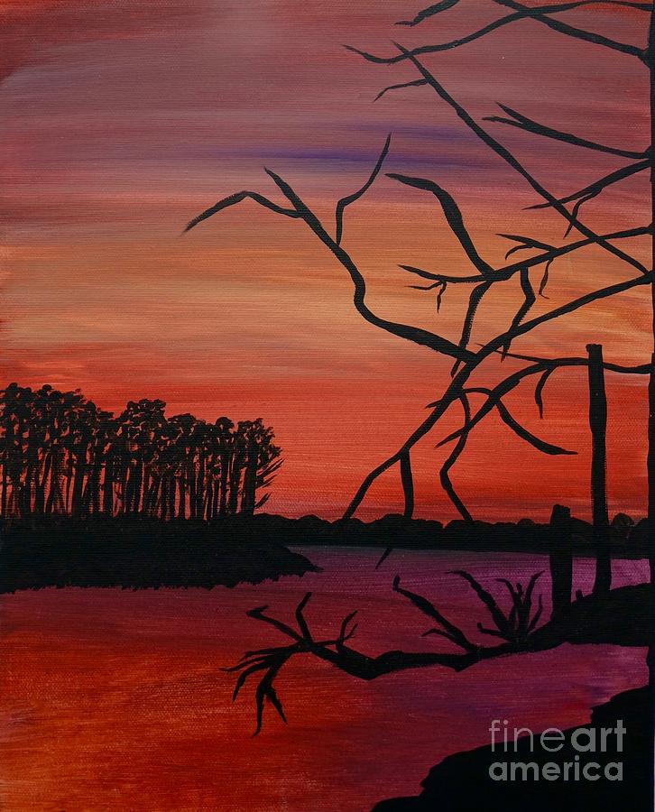 The Bayou - Acrylic Painting