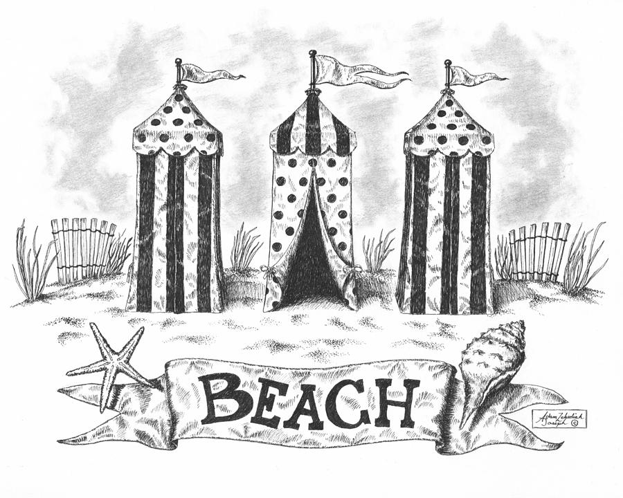 The Beach Drawing