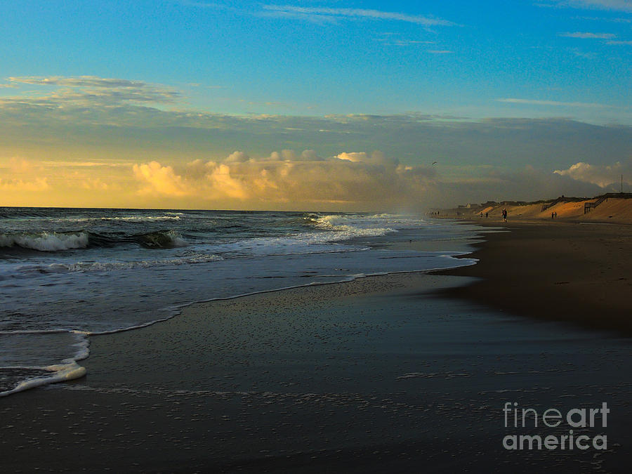 The Beach at Currituck Photograph by Mim White