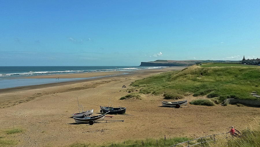 The Beach at Marske by the Sea Photograph by Jeff Townsend