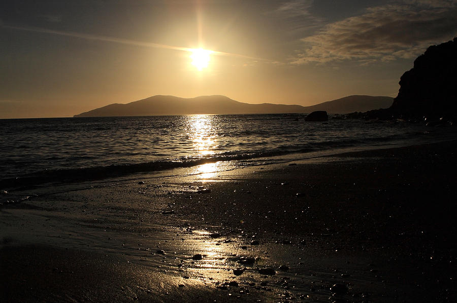 The Beach At Sunset On The Kerry Coast  Photograph by Aidan Moran